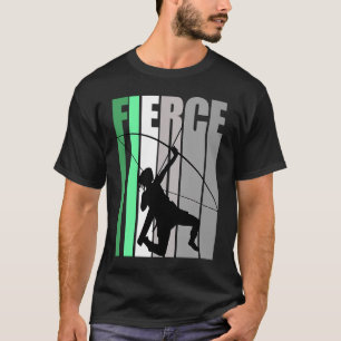 Retro Archery Fierce Birthday Strong Keep Training T-Shirt