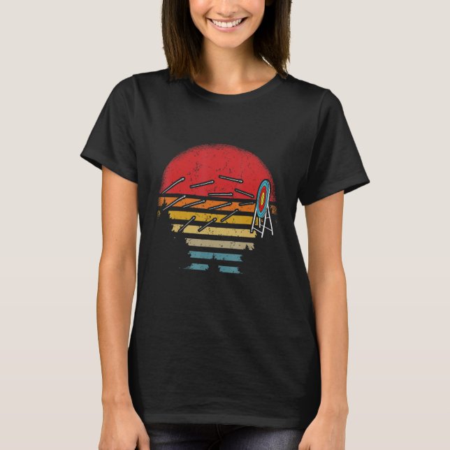 Retro Archery Target Archer T-Shirt (Front)
