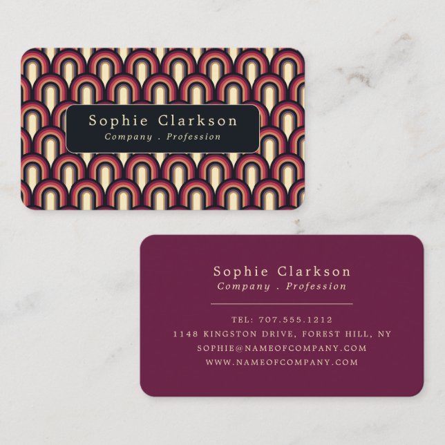 Retro Arches Business Card (Front/Back)