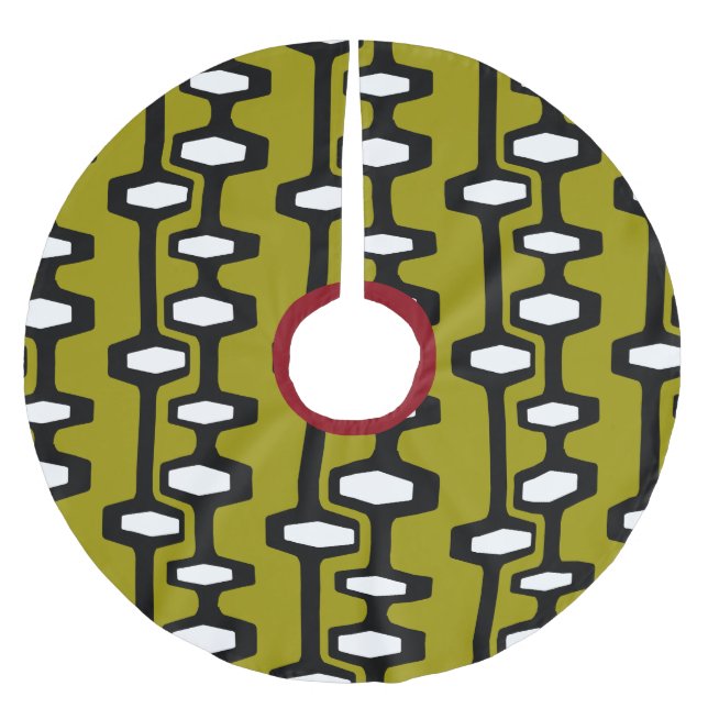 Retro Architecture Brushed Polyester Tree Skirt (Front)