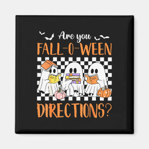 Retro are fall o ween directions teacher halloween magnet