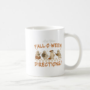 Retro Are You Fall O Ween Directions Teacher Hallo Coffee Mug