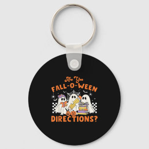 Retro Are You Fall O Ween Directions Teacher Hallo Key Ring