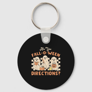 Retro Are You Fall O Ween Directions Teacher Hallo Key Ring