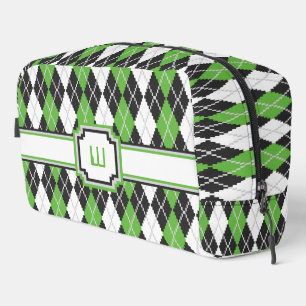 Retro Argyle Dopp Kit