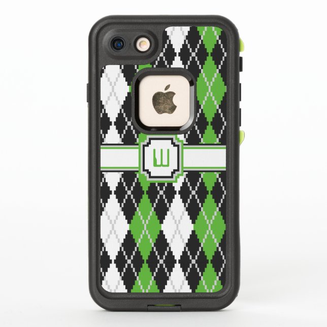 Retro Argyle Lifeproof Case (Back)