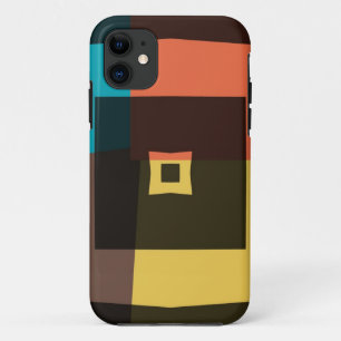 Retro Argyle Squares 4 iPhone 11 Case