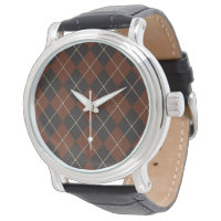 Retro Argyle Watch