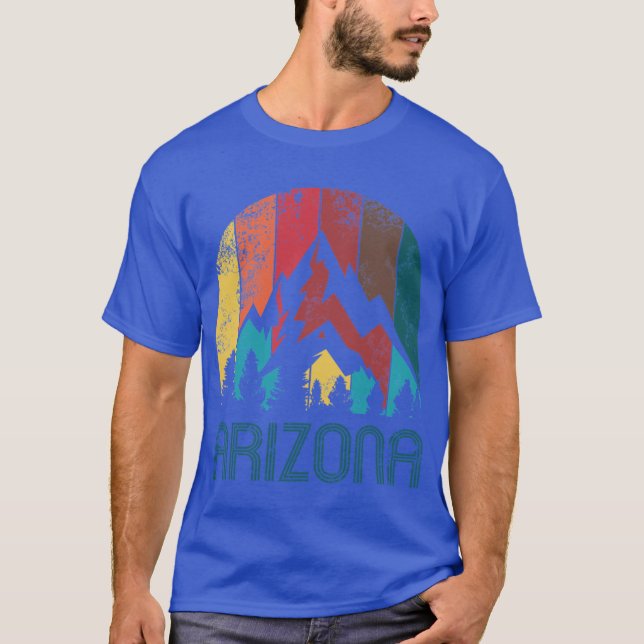 Retro Arizona T Shirt for Men Women and Kids Overs (Front)