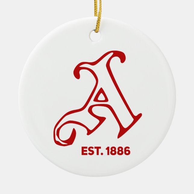 Retro Arsenal  Ceramic Ornament (Front)