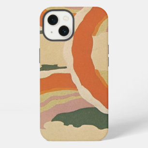 Retro Art Deco Jazz Circles Clouds Rainbow Pattern iPhone 13 Case
