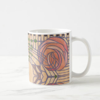 Retro art nouveau Mackintosh style design Coffee Mug