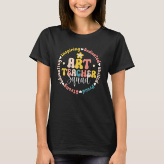 Retro Art Teacher Squad T-Shirt