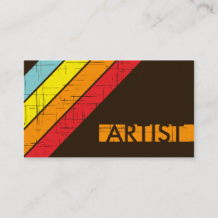 retro ARTIST Business Card