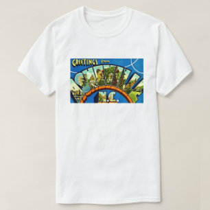Retro Asheville  NC Greetings T Shirt