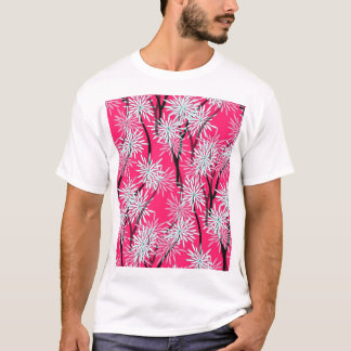 Retro Asian Floral Wallpaper. T-Shirt