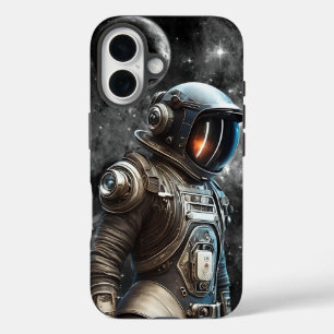 Retro Astronaut iPhone Case 8K Art