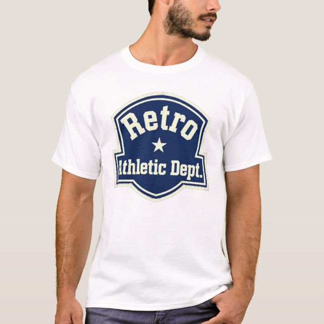 Retro Athletic Dept Varsity Tee (Front)