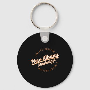 Retro Athletic New Albany Ms Apparel  Key Ring