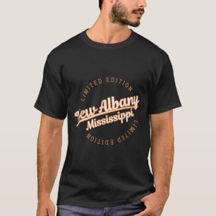 Retro Athletic New Albany Ms Apparel  T-Shirt