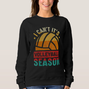 Retro Athletic Volleyball Team Sport Net Spike 44 Sweatshirt