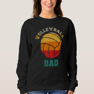 Retro Athletic Volleyball Team Sport Net Spike 51 Sweatshirt