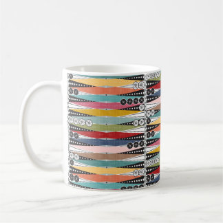 Retro Atomic Age Backgammon Coffee Mug