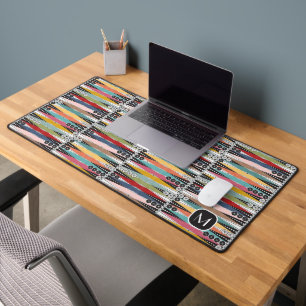 Retro Atomic Age Backgammon  Desk Mat