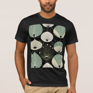 Retro Atomic Age Geometric Modern Pattern  T-Shirt
