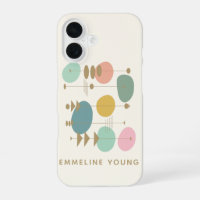 Retro Atomic Age Mid Mod Geometric Personalised
