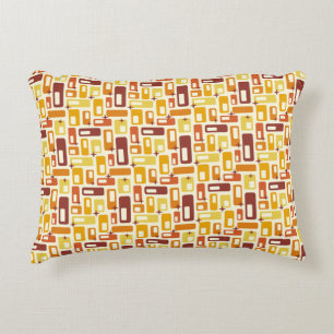 Retro Atomic Capsules Starburst Pattern Decorative Cushion
