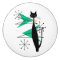 Retro Atomic Era Mid Century Modern Cool Cat