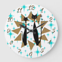 Retro Atomic Era Mid Century Modern Cool Cats