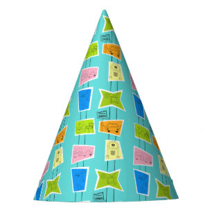 Retro Atomic Kitsch Party Hat