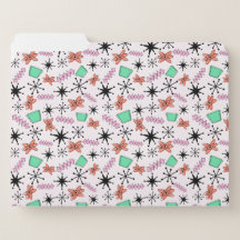 Retro Atomic MCM Pink Orange Green Black