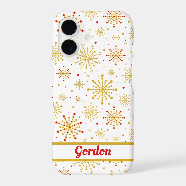 Retro Atomic Mid-Century Design Personalised (Back)