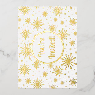 Retro Atomic Mid-Century Mod Starburst Gold