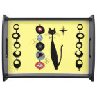 Retro Atomic Mid Century Modern Cool Cat 