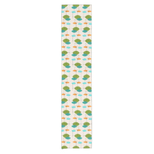 Retro Atomic Mobile Pattern Table Runner