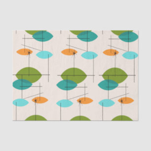 Retro Atomic Mobile Pattern Tissue Paper