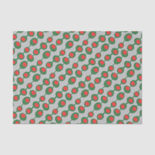 Retro Atomic Olives Tissue Paper