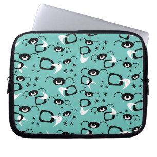 Retro Atomic Spiders Laptop Sleeve