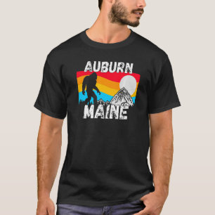 Retro Auburn ME Maine City Apparel Souvenir  1 T-Shirt