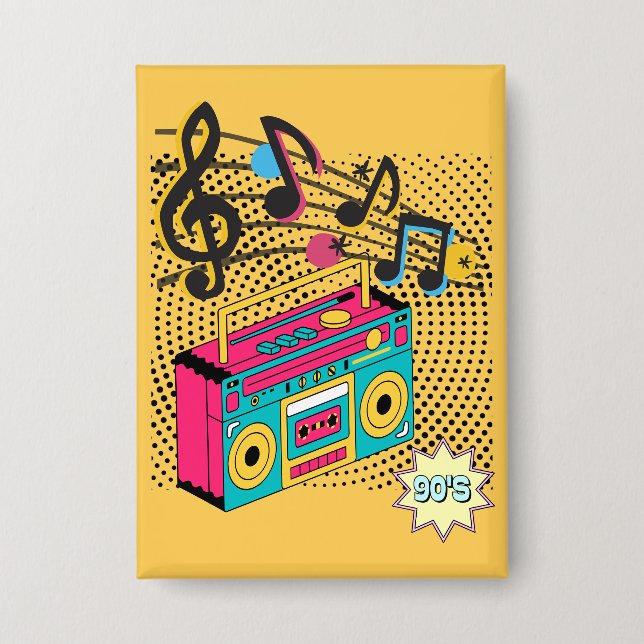 Retro audio boombox. (Front)