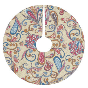 Retro Audio Cassette: 90s Wallpaper Brushed Polyester Tree Skirt