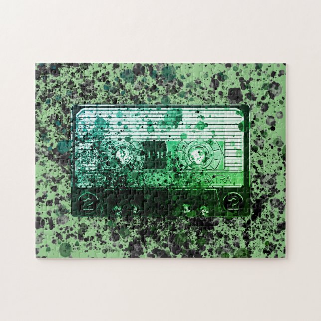 Retro Audio Cassette Jigsaw Puzzle (Horizontal)