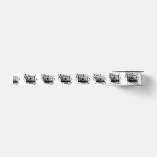 Retro Audio Cassette Satin Ribbon