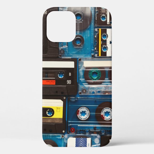 Retro audio cassette tapes Case-Mate iPhone case (Back)