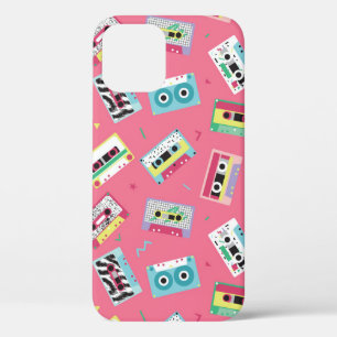 Retro Audio Tapes: 80s Style. iPhone 12 Case