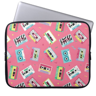 Retro Audio Tapes: 80s Style. Laptop Sleeve